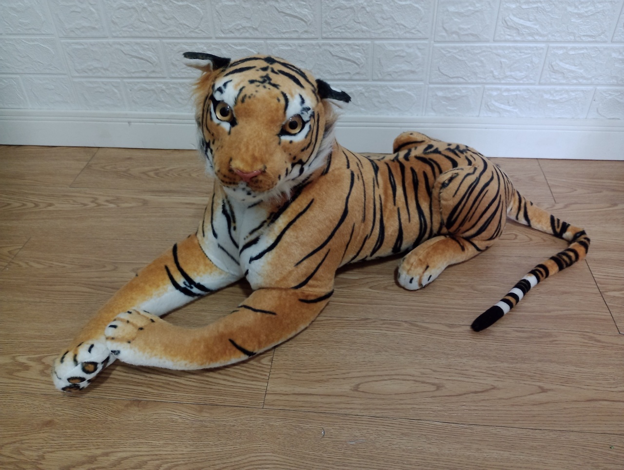 Tigre Pelúcia Tamanho Total 1, Metros  - Cassia Decore e Celebre
