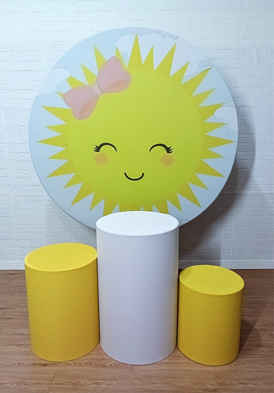 Raio de Sol Kit Padrão 1 Com Capas Lisas  - Cassia Decore e Celebre
