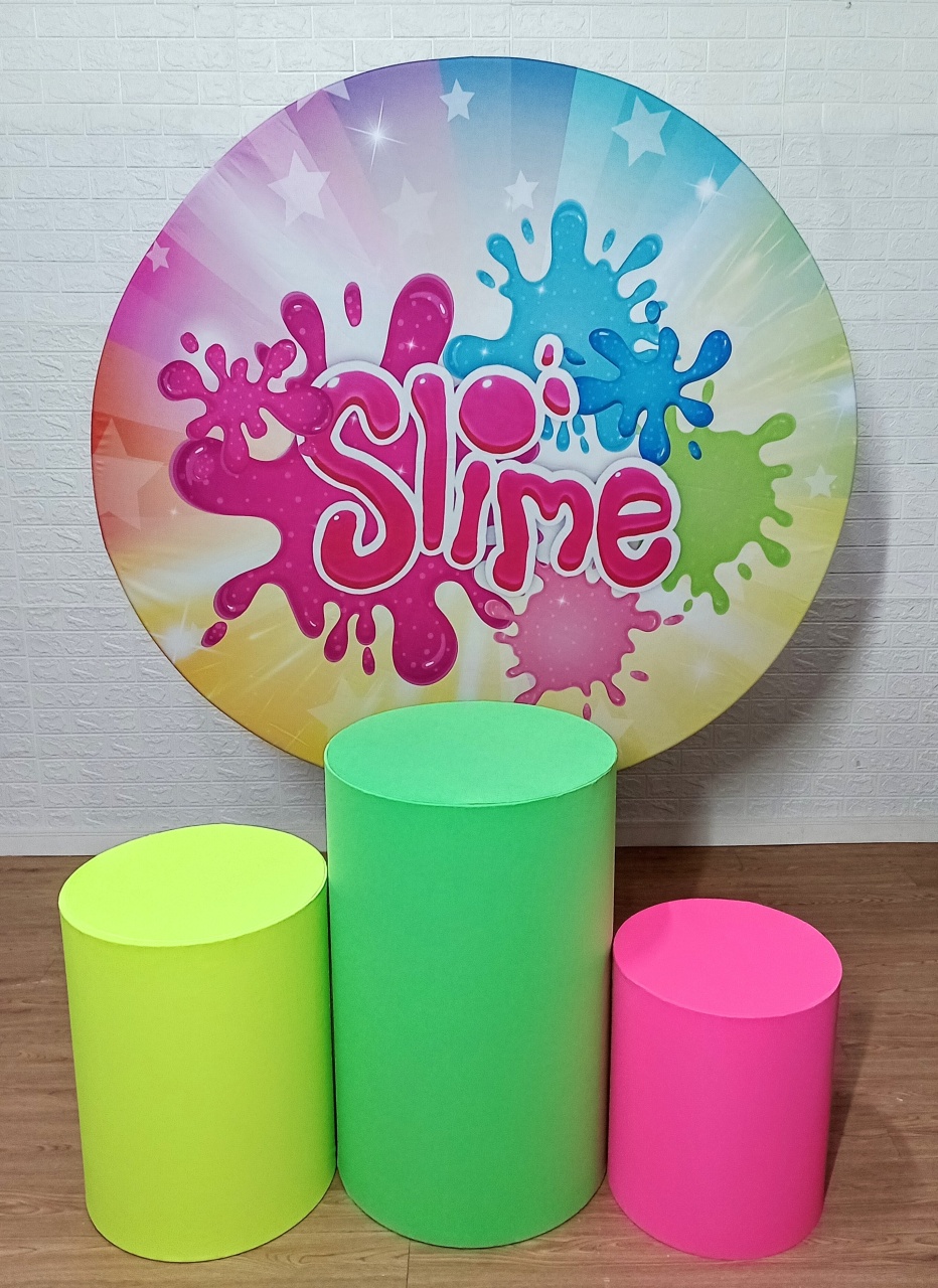 Slime Kit Padrão 1 Com Capas Lisas    - Cassia Decore e Celebre