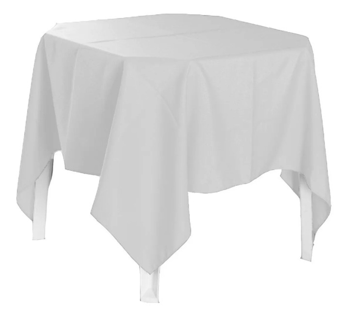 10 Toalhas 1,50 M Brancas Oxford  - Cassia Decore e Celebre