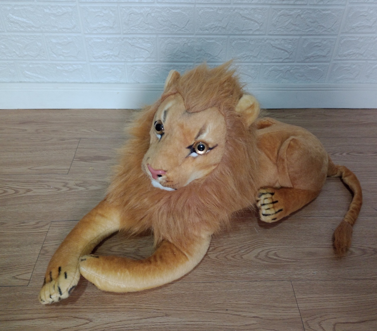Leão Pelúcia Tamanho Total 1,10 M - Cassia Decore e Celebre