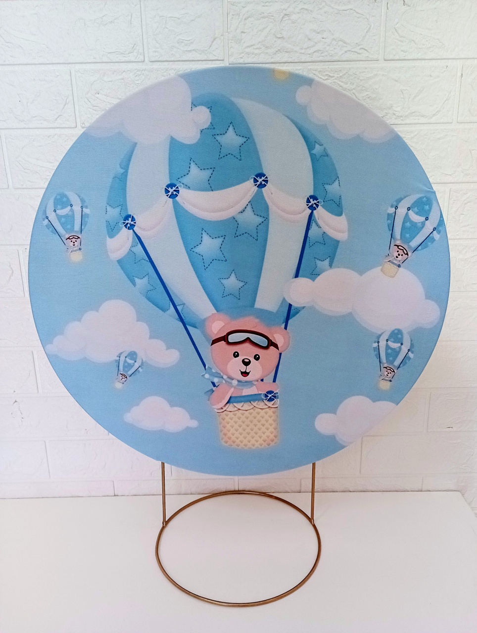 Capa Ursinho Baloeiro 50 Cm Mini Festa - Cassia Decore e Celebre