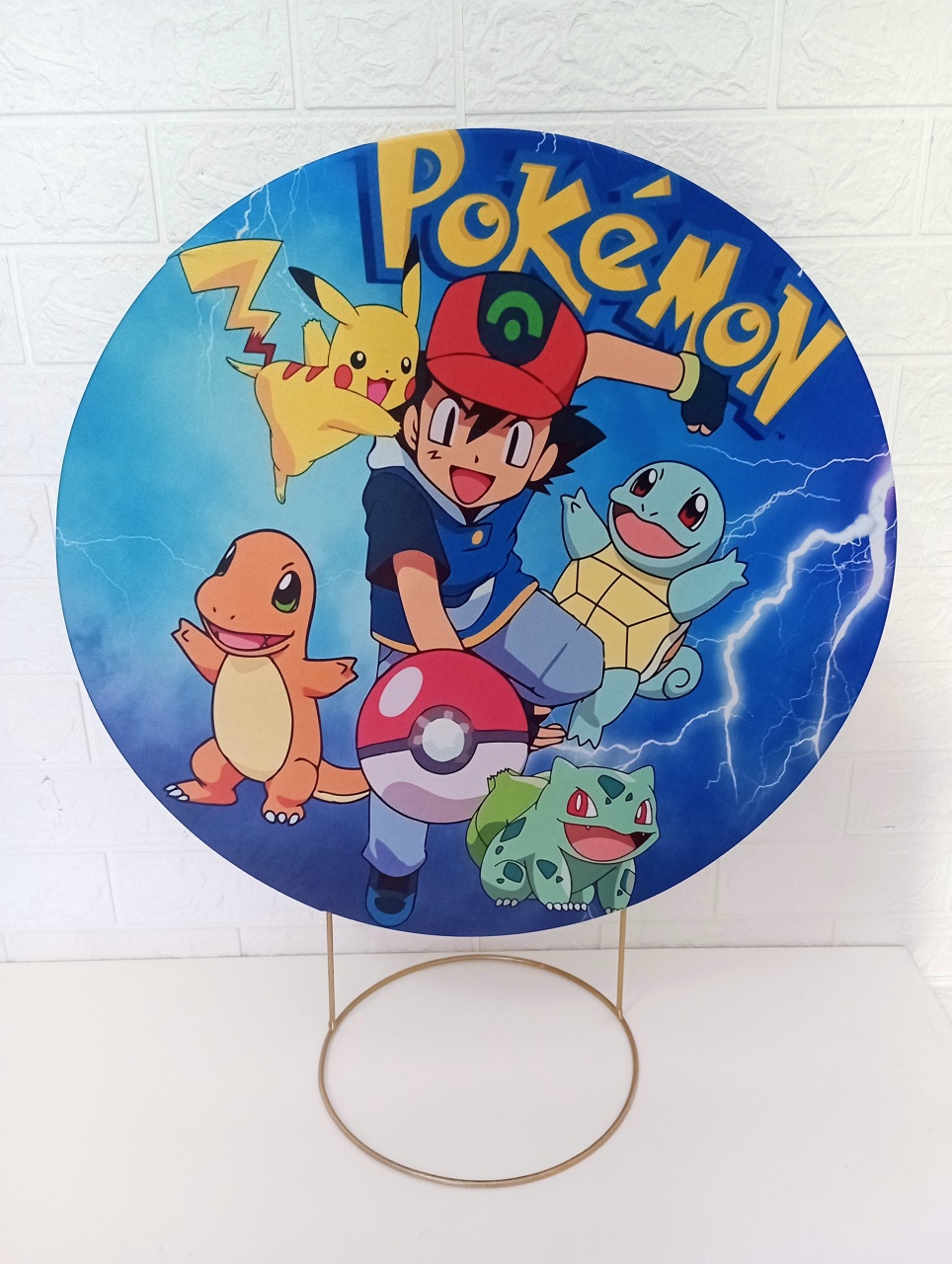 Capa Pokémon 50 Cm Mini Festa - Cassia Decore e Celebre