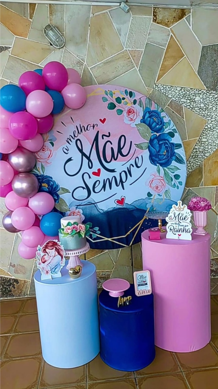 Kit Básico Dia das Mães 2 Pegue E Monte  - Decorações Paula Souza