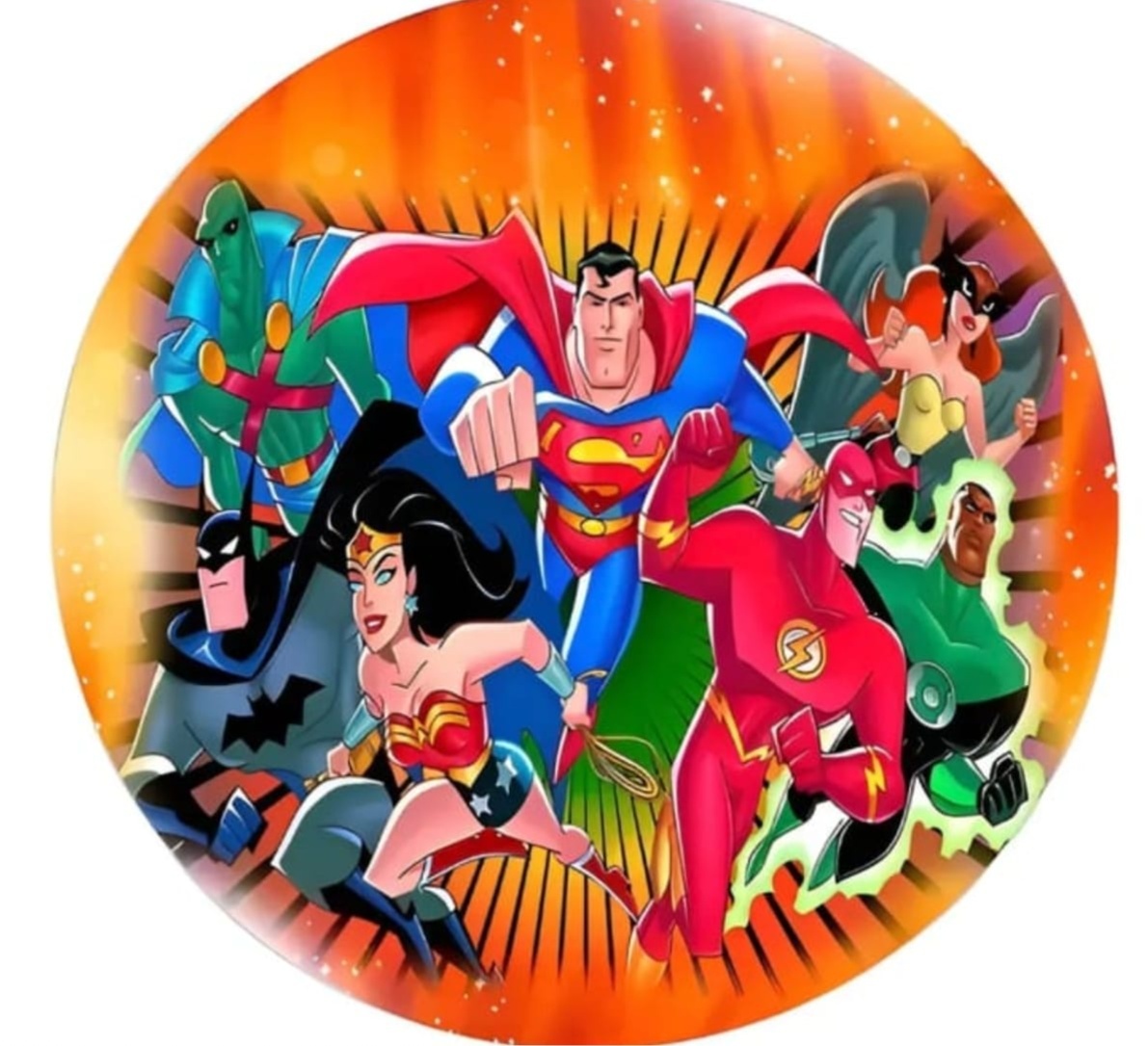 Kit Básico Liga da Justiça Pegue E Monte  - Decorações Paula Souza