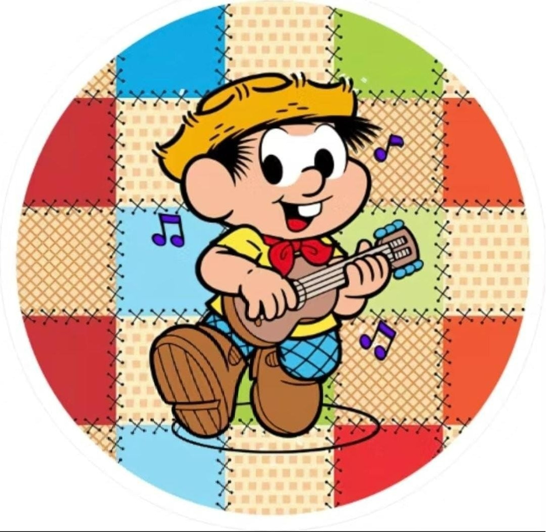 Kit Básico Chico Bento Pegue E Monte   - Decorações Paula Souza