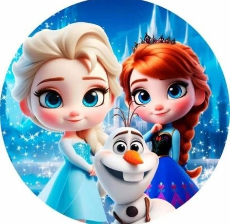 Kit Básico Frozen Baby Pegue E Monte  - Decorações Paula Souza