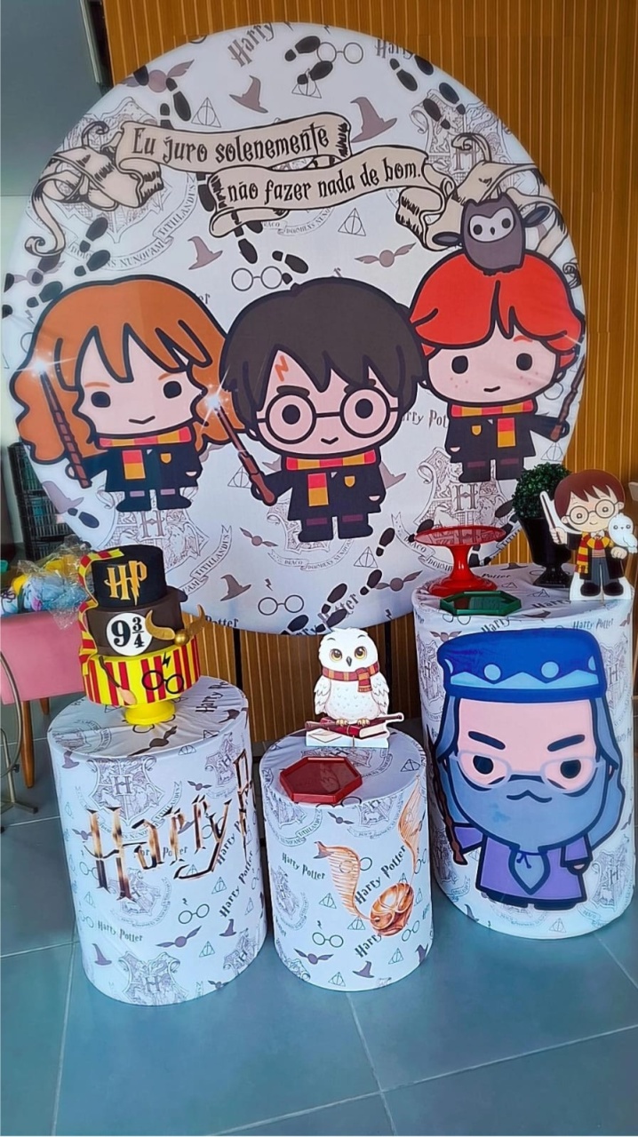 Kit Básico Harry Potter Baby Pegue E Monte - Decorações Paula Souza