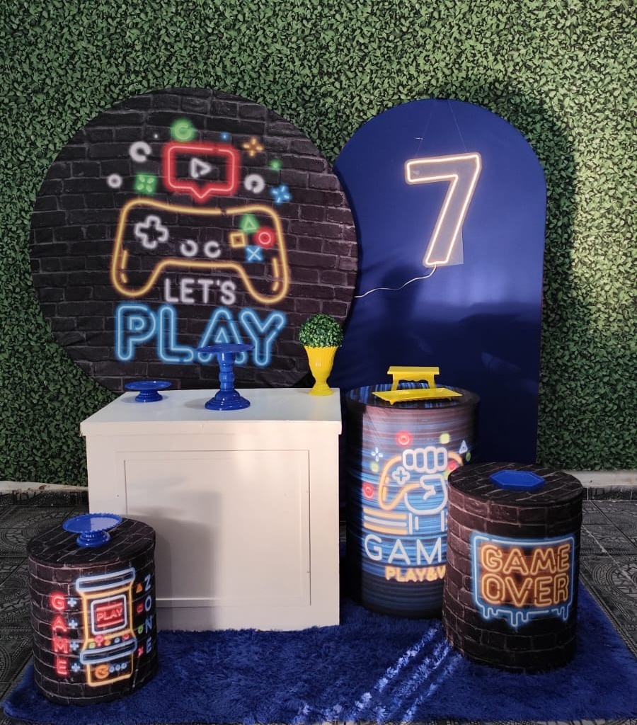 Kit Gamer Encantar  - Sua Festa Pegue & Monte