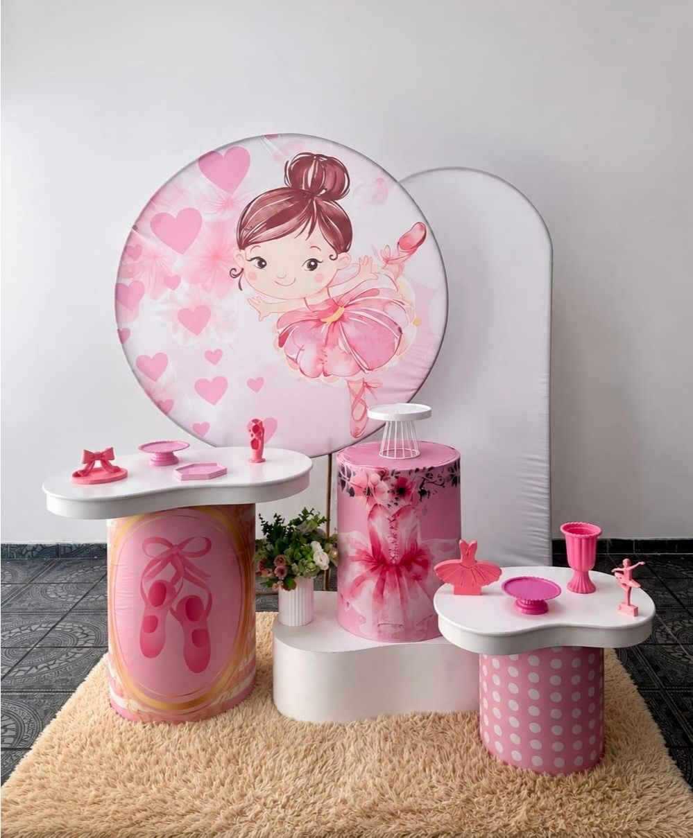 Kit Personalizado Bailarina - Sua Festa Pegue & Monte