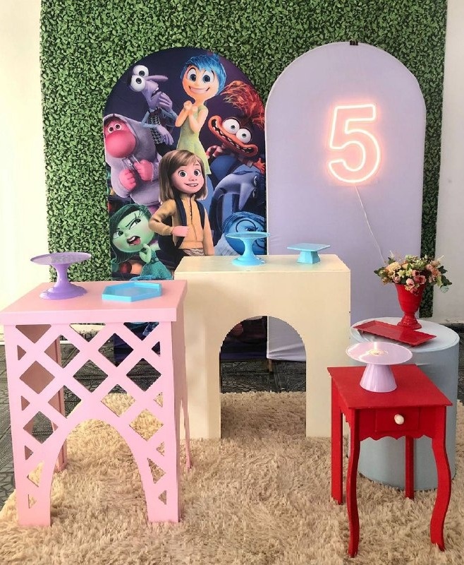 Kit Divertidamente Personalizado 1 - Sua Festa Pegue & Monte
