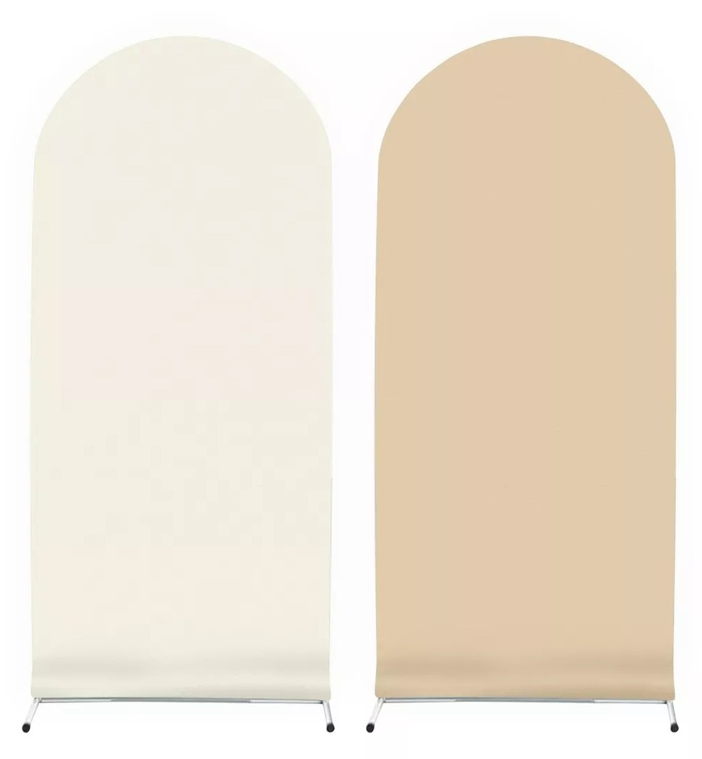 Capa Painel Romano Bege C/ Off White 2,20X1,50 - Sua Festa Pegue & Monte