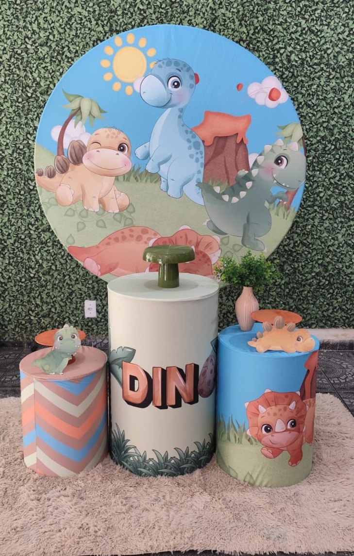 Kit Comemorar Dino Baby - Sua Festa Pegue & Monte