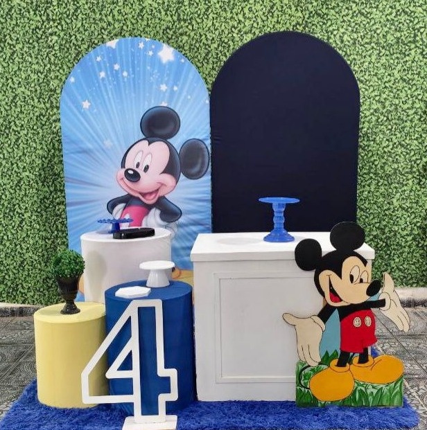 Kit Mickey Festejar - Sua Festa Pegue & Monte