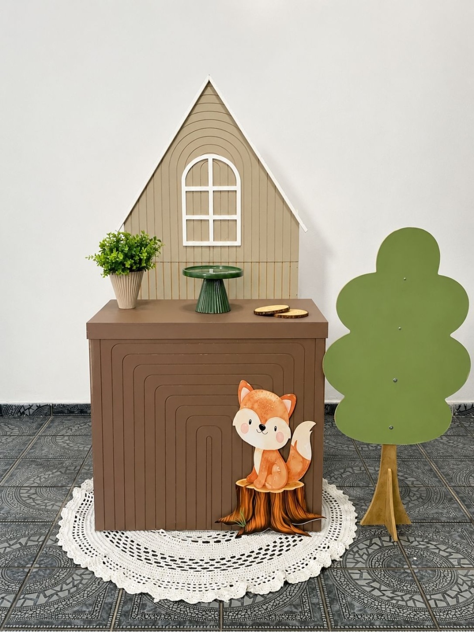 Kit Bosque Encantado Personalizado 9 - Sua Festa Pegue & Monte