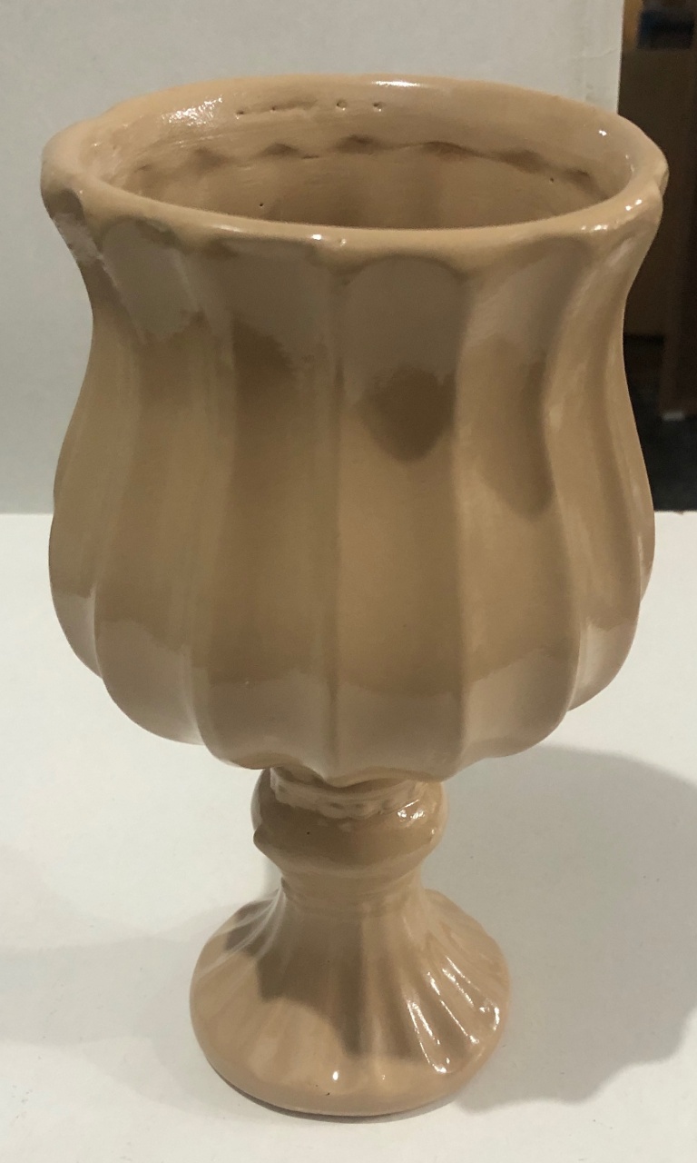 Vaso Cerâmica Nude de Mesa - Sua Festa Pegue & Monte