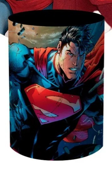 Capa Cilindro Super Man G - Sua Festa Pegue & Monte