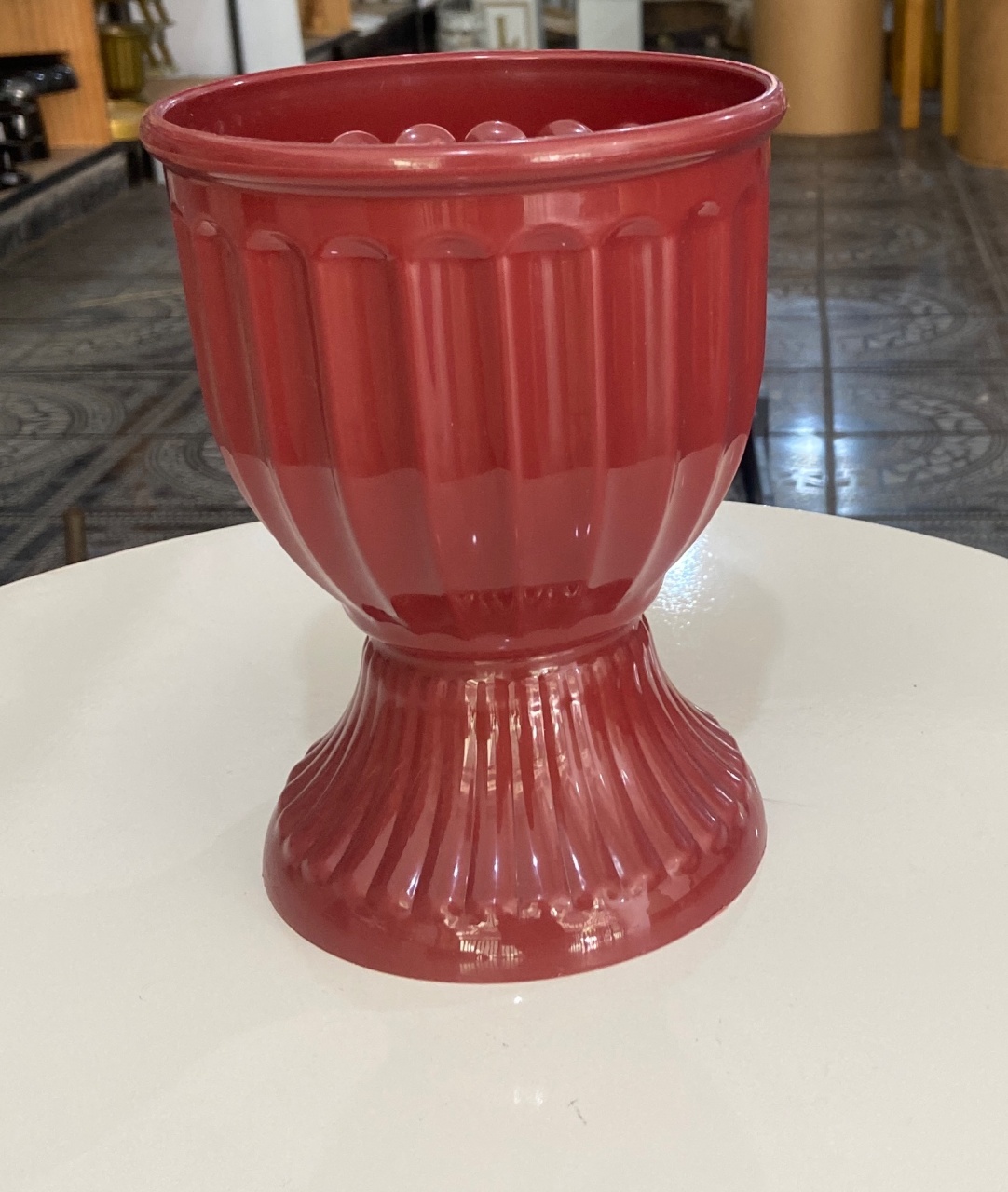 Vaso Romano Elegance Marsala - Sua Festa Pegue & Monte