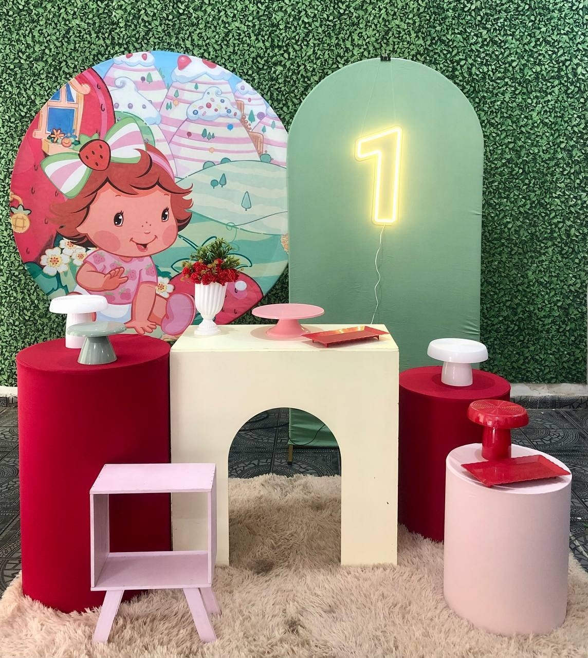 Kit Moranguinho Personalizado 1 - Sua Festa Pegue & Monte