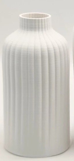 Vaso Riscado Branco de Mesa  - Sua Festa Pegue & Monte