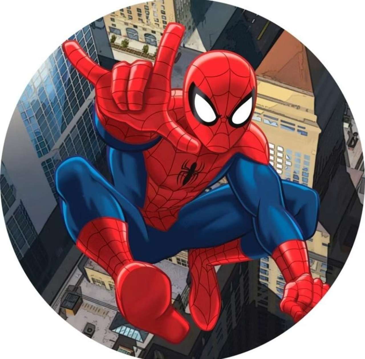 Capa Painel Redondo Homem Aranha - Sua Festa Pegue & Monte