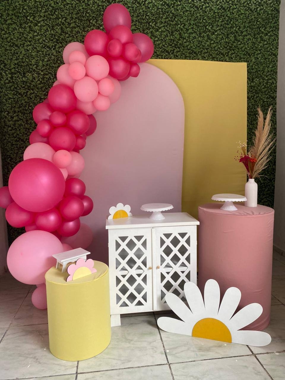 Kit Margarida Personalizado 1 - Sua Festa Pegue & Monte