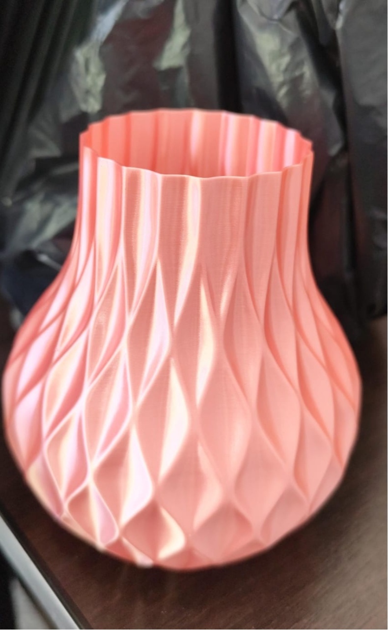 Vaso Organico Redondo Rosa - Sua Festa Pegue & Monte