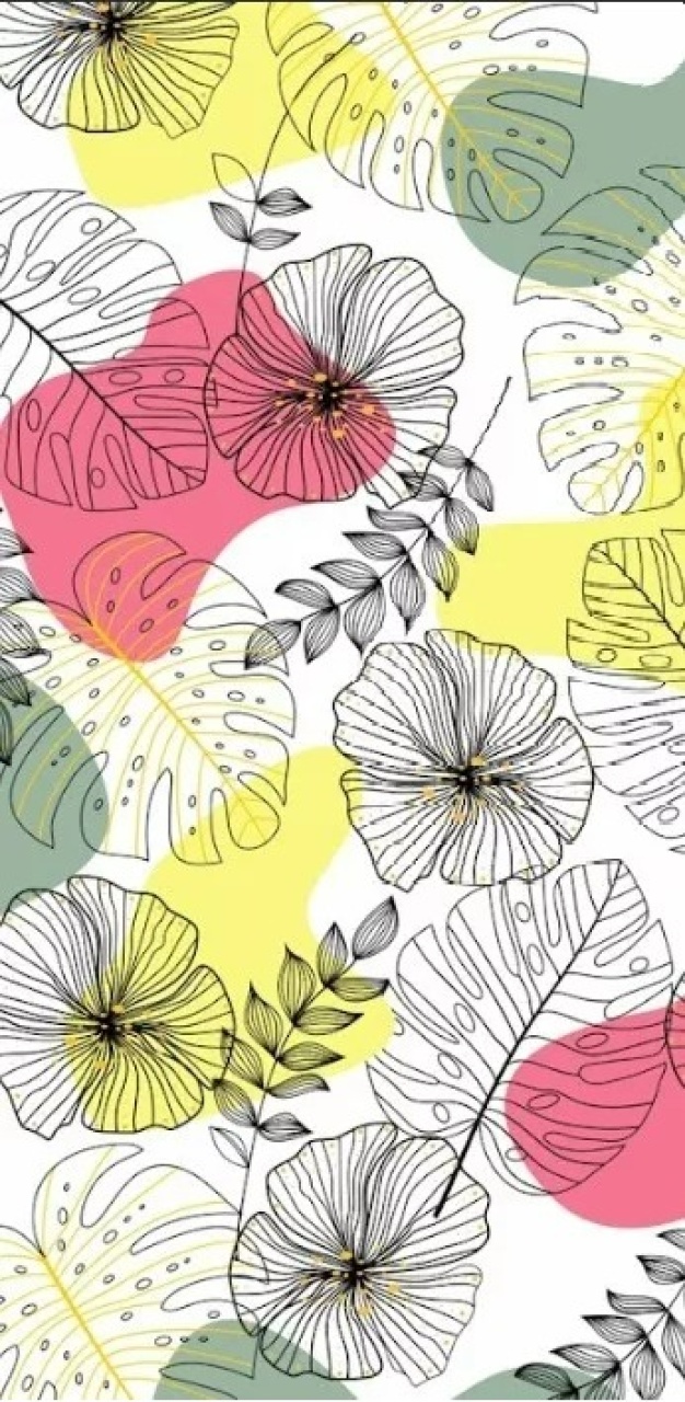 Capa Painel Retangular Adulto Tropical Floral - Sua Festa Pegue & Monte
