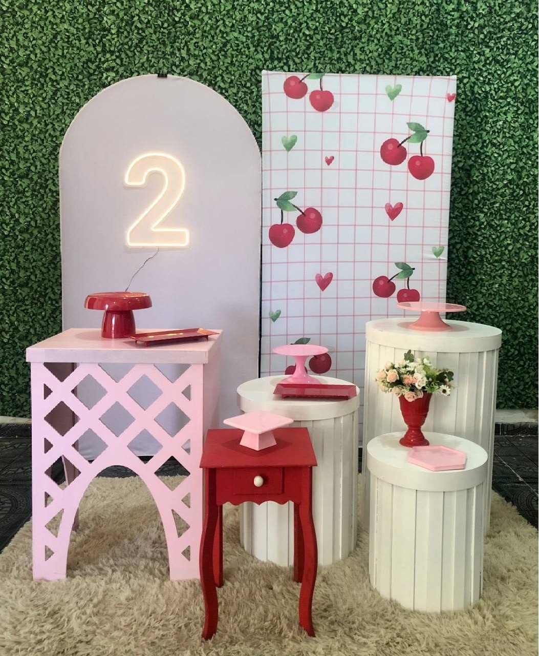 Kit Cerejinha Personalizado 2 - Sua Festa Pegue & Monte
