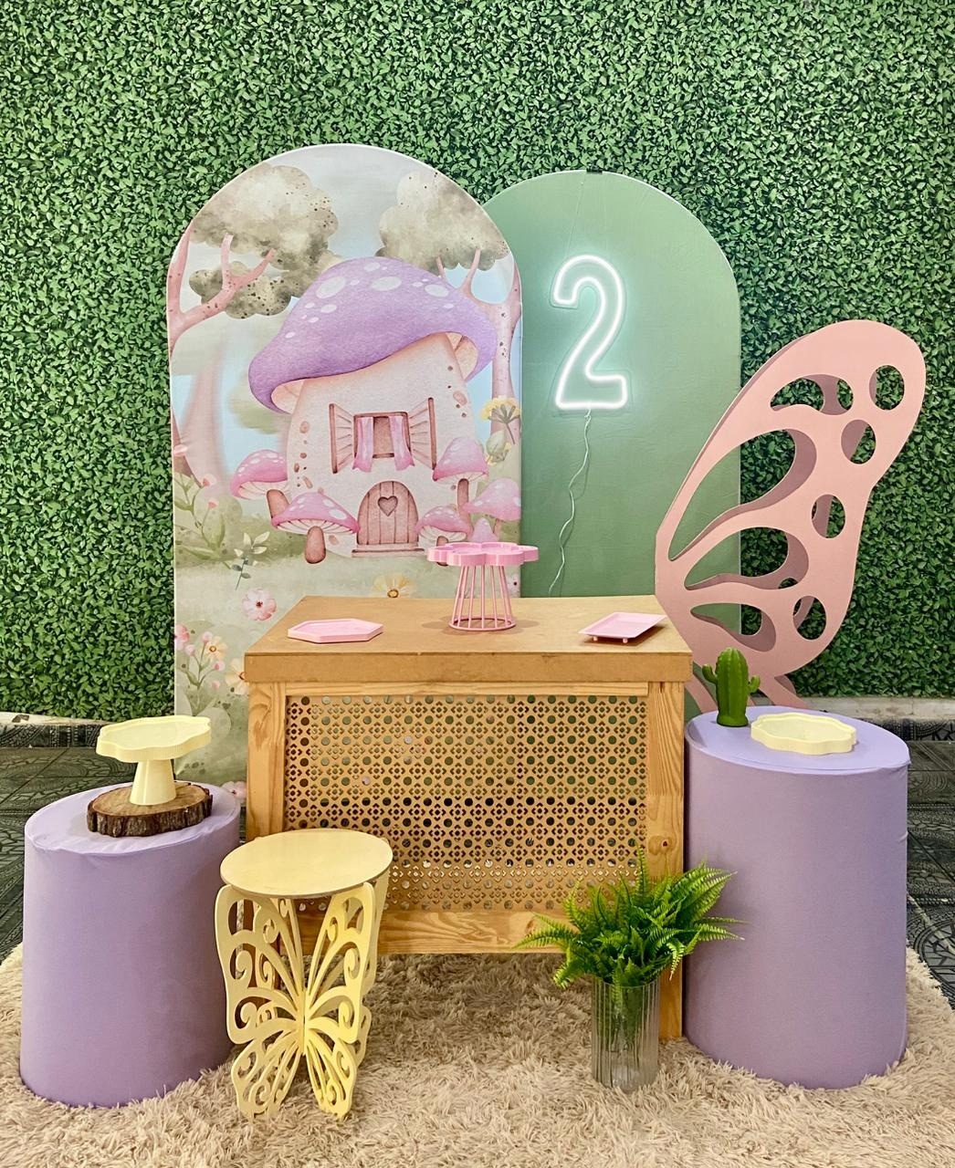 Kit Bosque Encantado Personalizado 4 - Sua Festa Pegue & Monte
