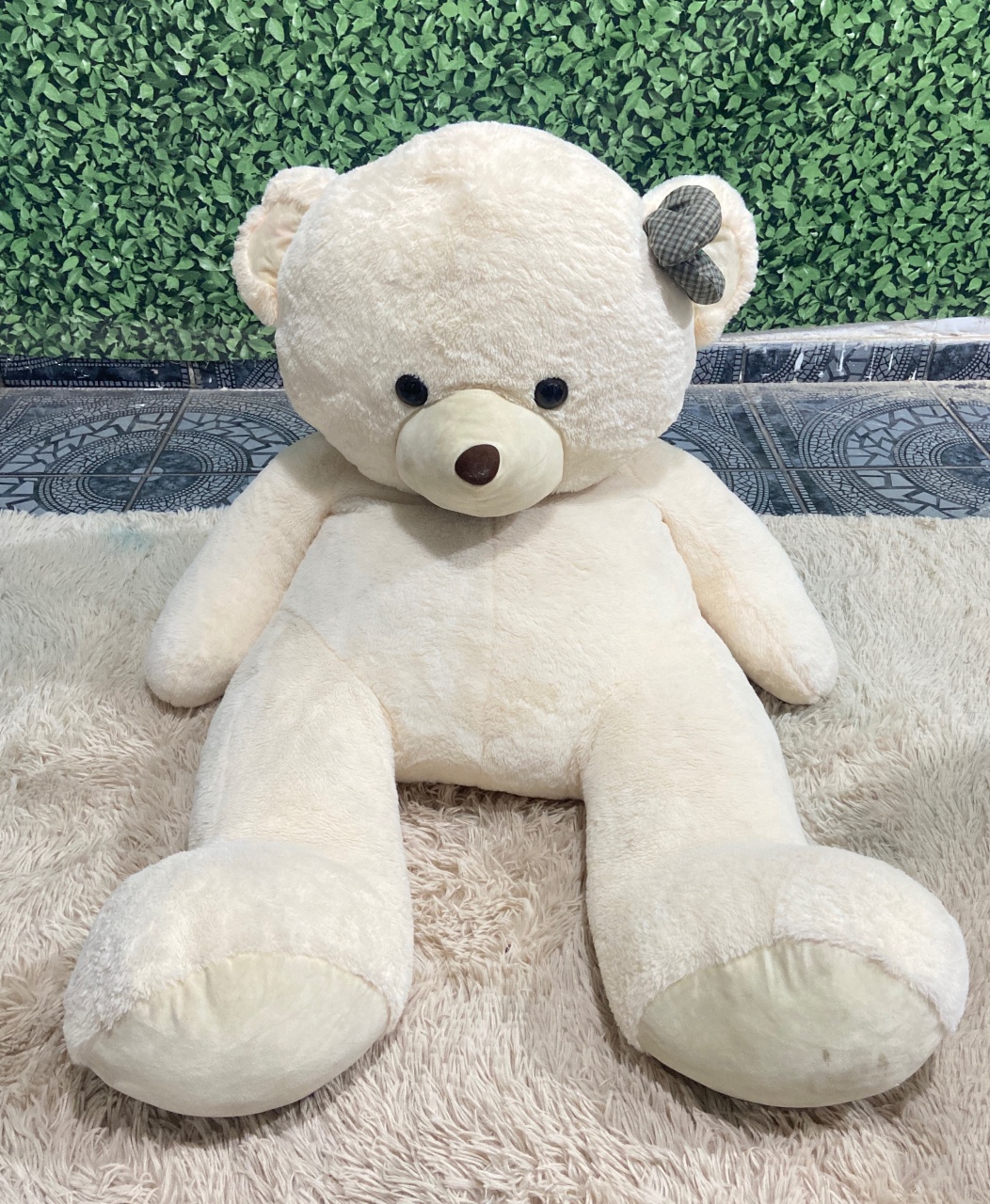 Urso Pelúcia Branco Gigante - Sua Festa Pegue & Monte