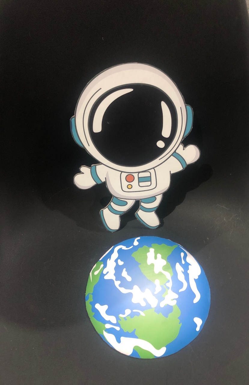 Display Astronauta de Papel  - Sua Festa Pegue & Monte