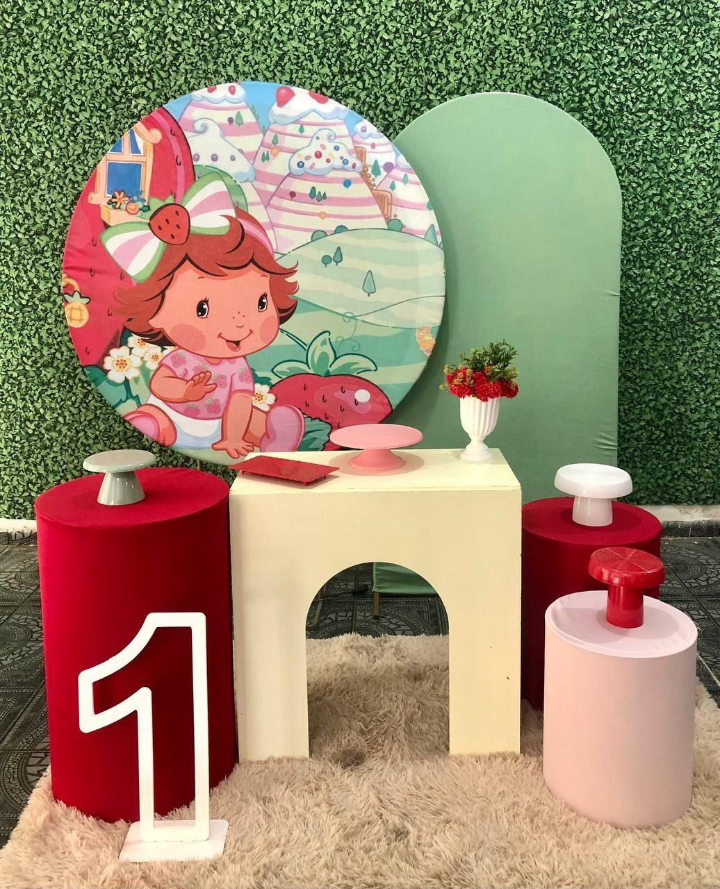 Kit Moranguinho Personalizado 2 - Sua Festa Pegue & Monte