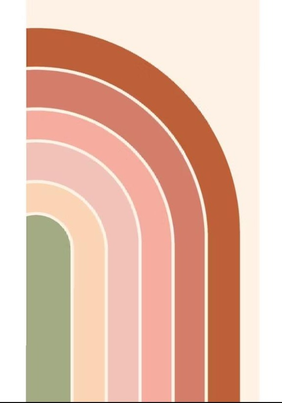 Capa Painel Romano Arco Íris Rosa - Sua Festa Pegue & Monte