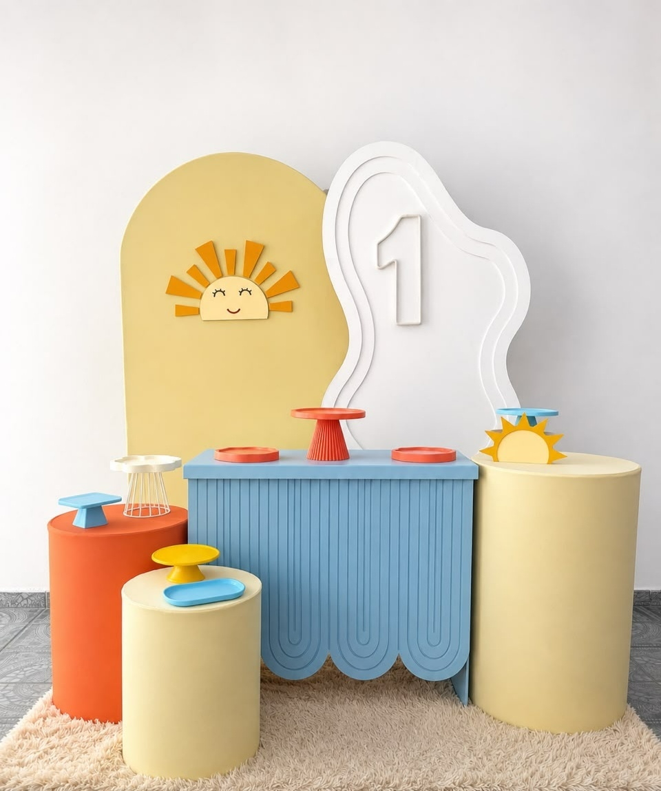 Kit Minha Primeira Volta Ao Sol Personalizado 02 - Sua Festa Pegue & Monte