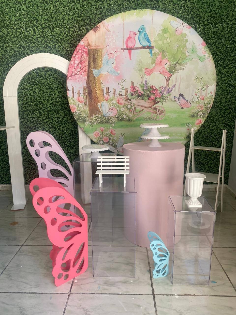 Kit Bosque Encantado Personalizado 1 - Sua Festa Pegue & Monte