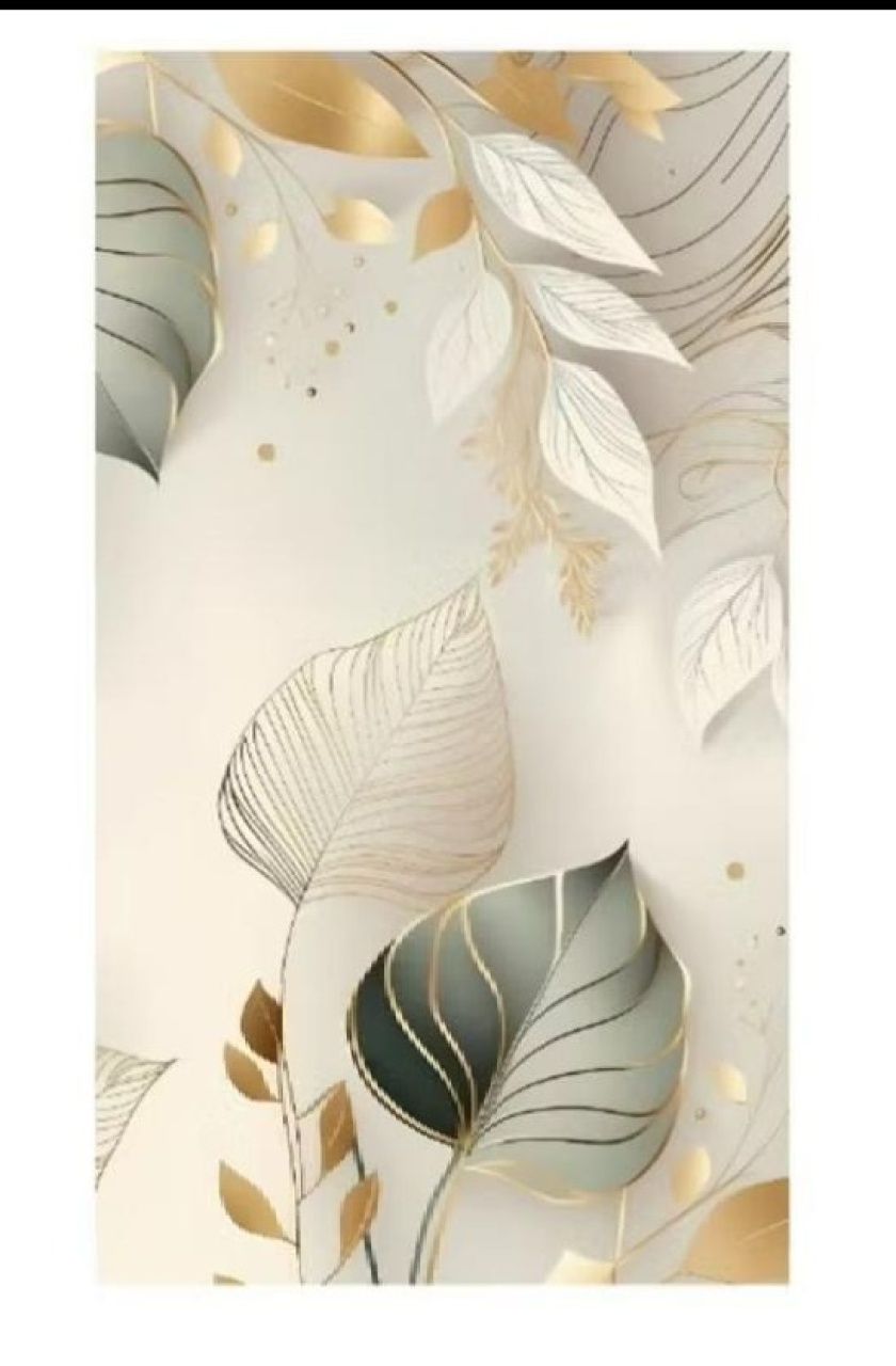 Capa Painel Romano Adulto Folhagem Verde C/ Dourado - Sua Festa Pegue & Monte