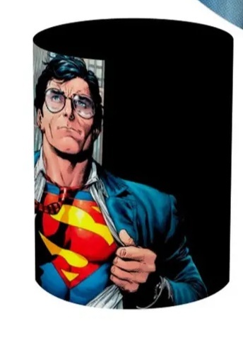 Capa Cilindro Super Man M - Sua Festa Pegue & Monte