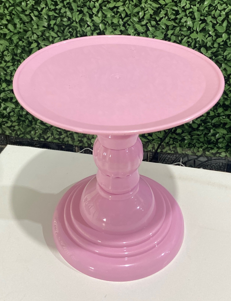 Boleira Luxo Rosa Bebê G - Sua Festa Pegue & Monte