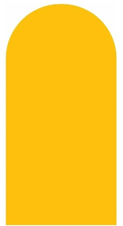 Capa Painel Romano Amarelo Ouro - Sua Festa Pegue & Monte