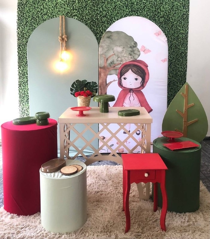 Kit Chapeuzinho Vermelho Personalizado 1 - Sua Festa Pegue & Monte