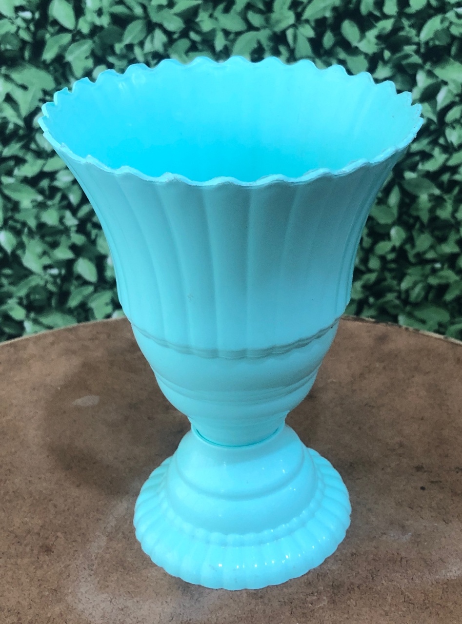 Vaso Romano de Mesa Verde Água  - Sua Festa Pegue & Monte