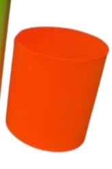 Capa Cilindro Laranja Neon M - Sua Festa Pegue & Monte