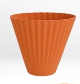 Vaso Elegance Terra Cota - Sua Festa Pegue & Monte