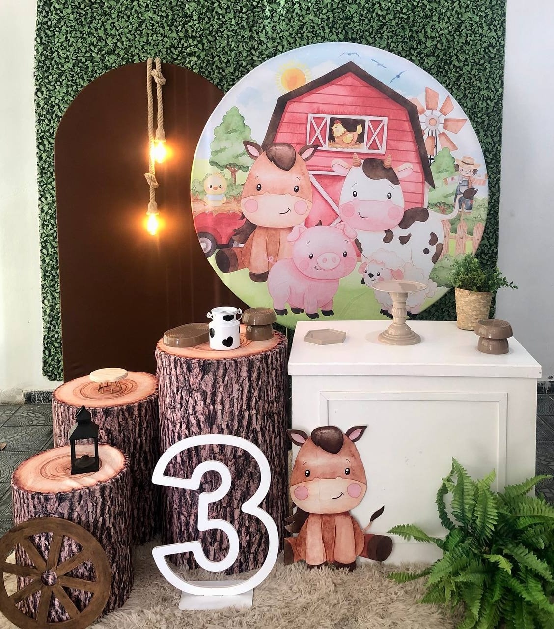 Kit Fazendinha Personalizado 4 - Sua Festa Pegue & Monte