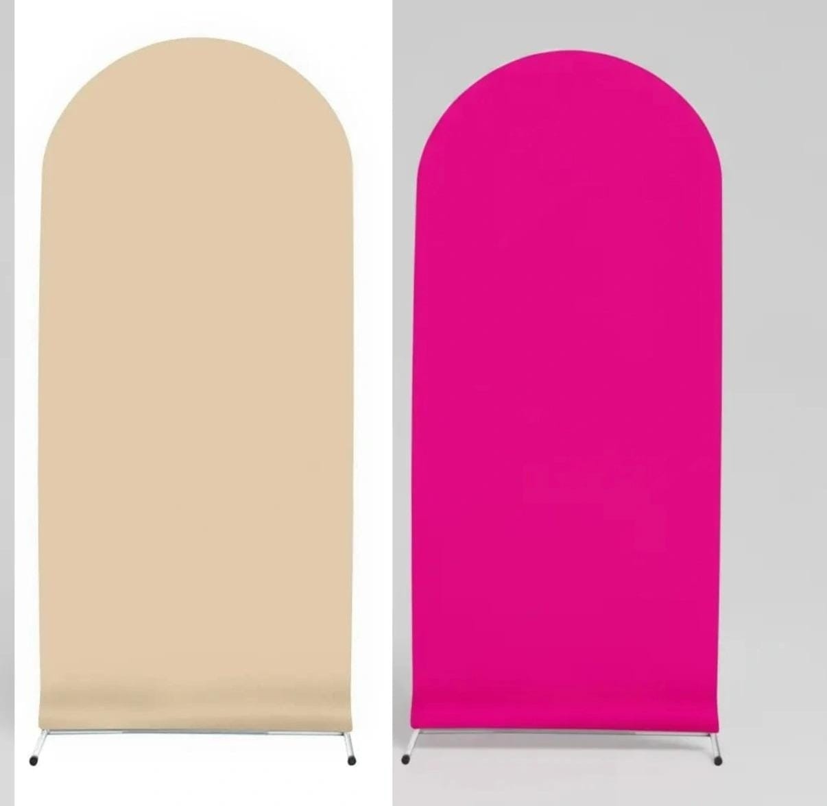 Capa Painel Romano Pink C/ Bege (M)  - Sua Festa Pegue & Monte