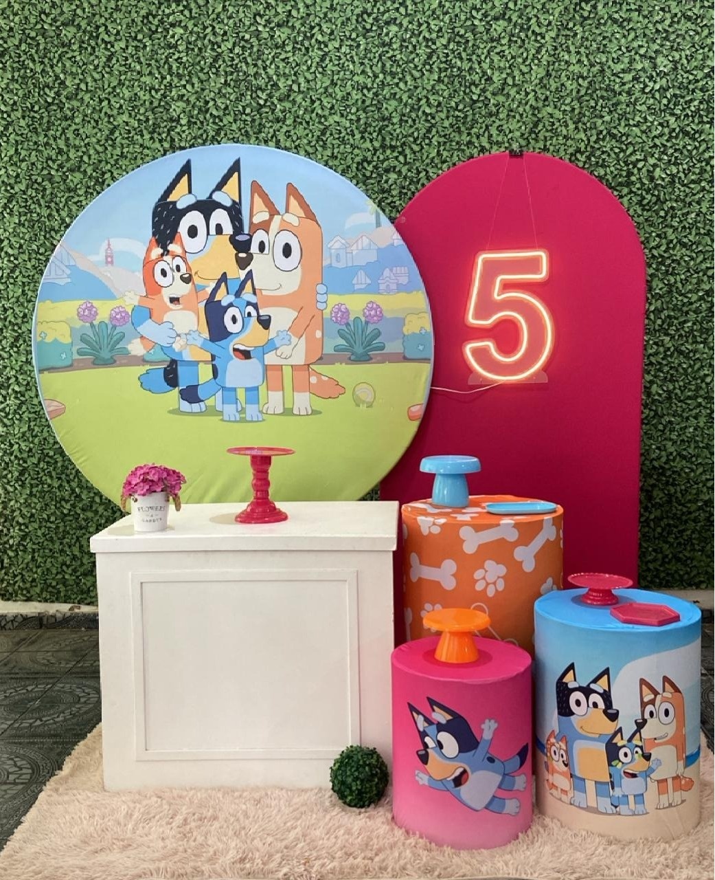 Kit Encantar Bluey - Sua Festa Pegue & Monte