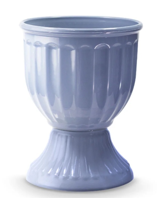Vaso Romano Elegance Azul Gris - Sua Festa Pegue & Monte