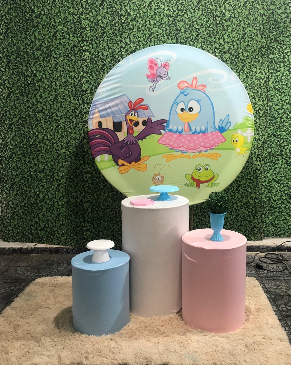 Kit Galinha Pintadinha Personalizado 2 - Sua Festa Pegue & Monte