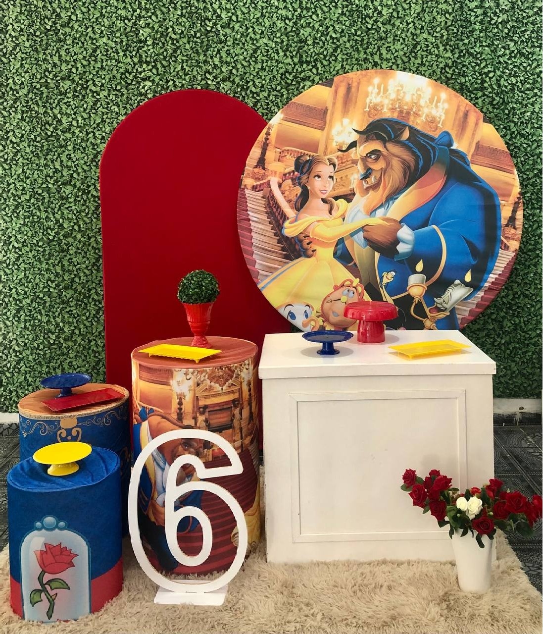 Kit A Bela E A Fera Festejar - Sua Festa Pegue & Monte